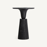 Black side table