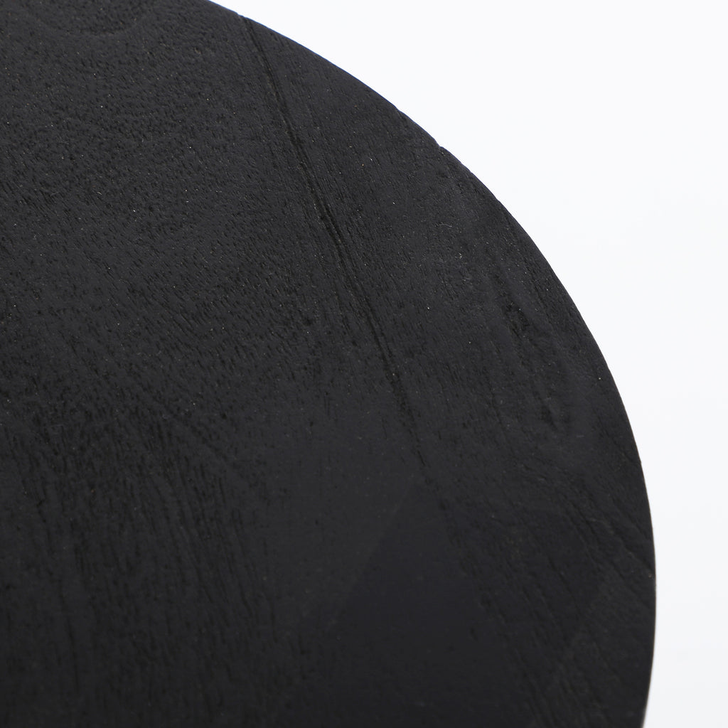 Black side table