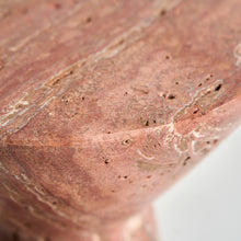 Carica l'immagine nel visualizzatore di Gallery, Red Travertine Side Table