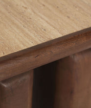 Cargar imagen en el visor de la galería, Mango/Travertine Side Table