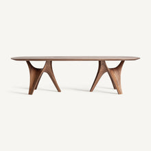 Load image into Gallery viewer, Walnut Sculptural Dining Table