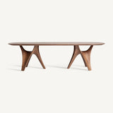 Walnut Sculptural Dining Table