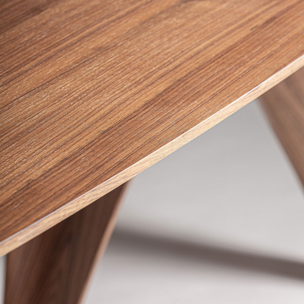 Walnut Sculptural Dining Table