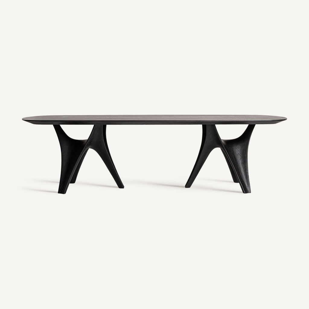 Oak wood dining table 280cm