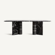 Load image into Gallery viewer, BLACK MARBLE DINING TABLE