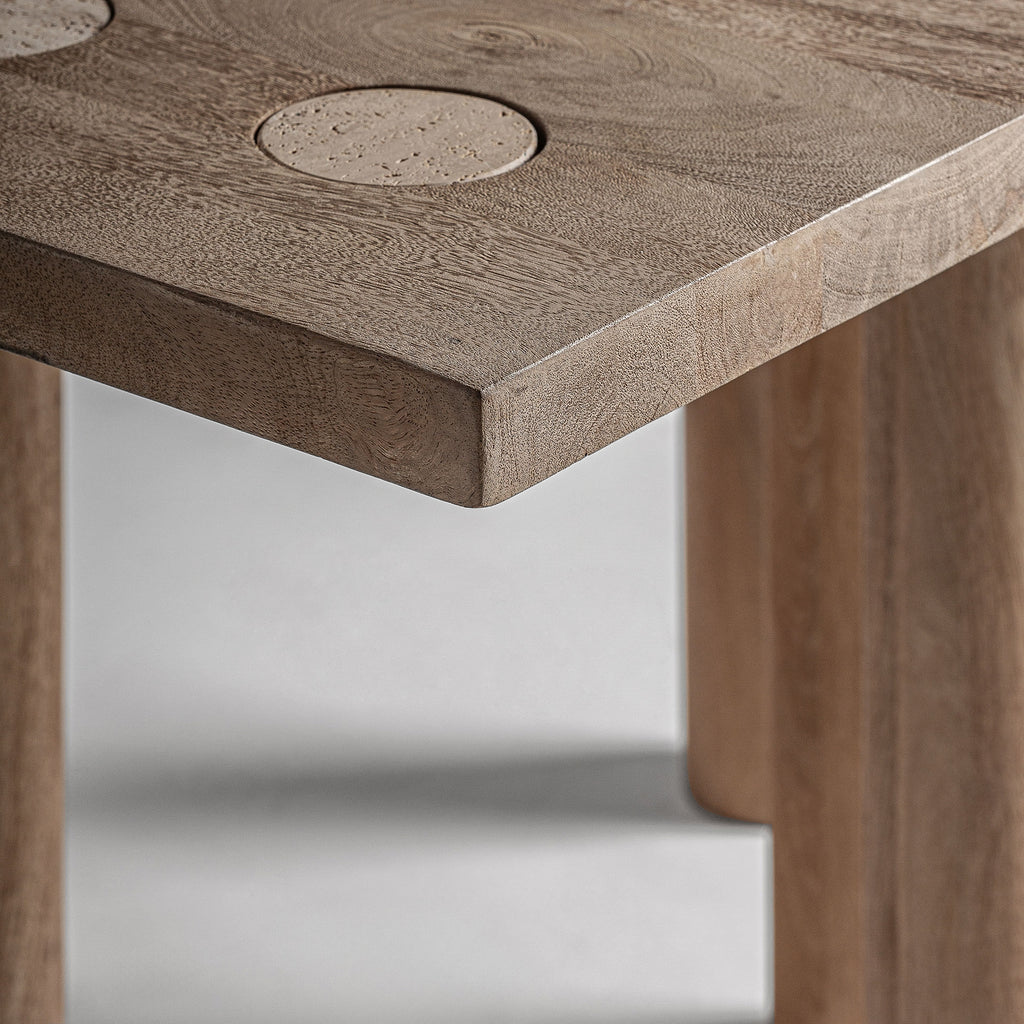 SQUARE JACQUARD DINING TABLE