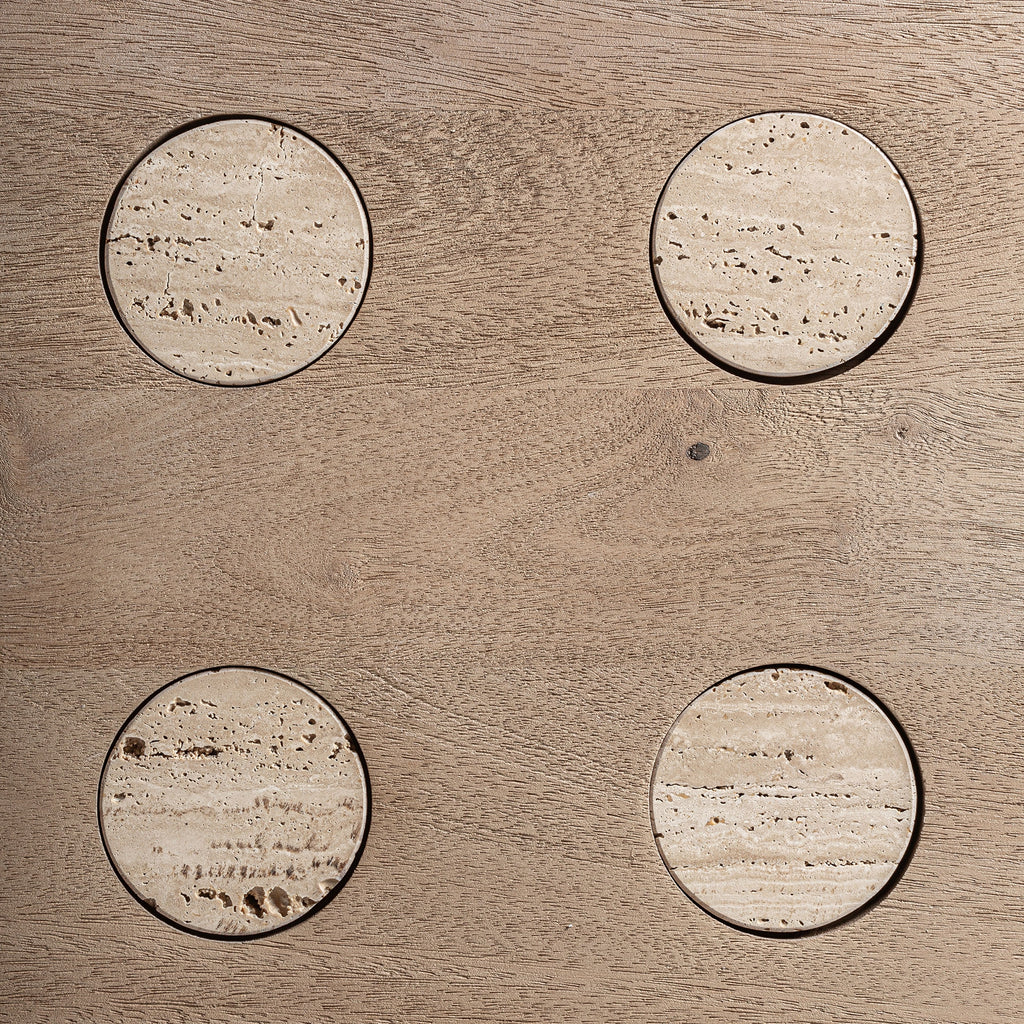 SQUARE JACQUARD DINING TABLE