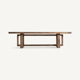 Elm wood dining table 2.8m