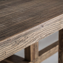 Load image into Gallery viewer, Elm wood dining table 4m