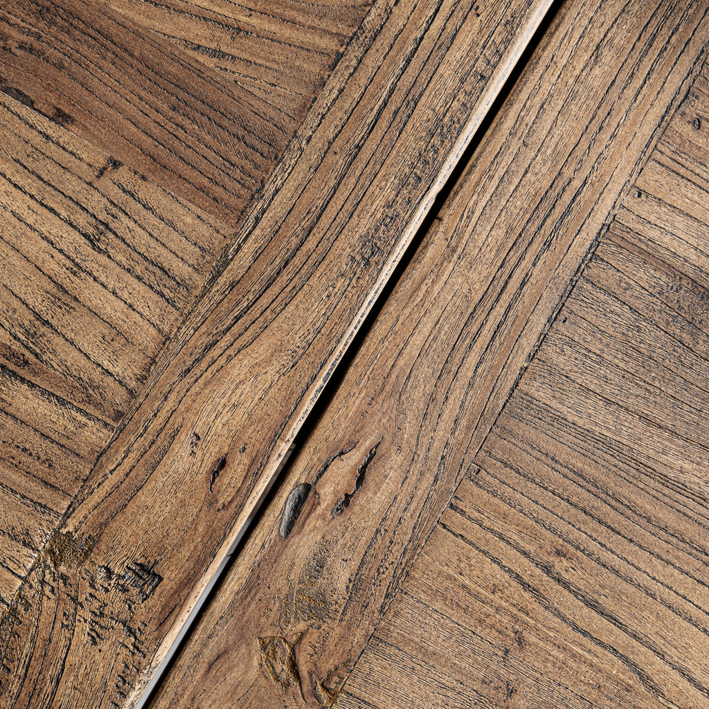 Elm wood dining table 4m