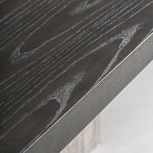 Carica l'immagine nel visualizzatore di Gallery, Travertine Grey/Ash Wood Dining Table