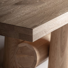 Load image into Gallery viewer, 6M OAK WOOD DINING TABLE