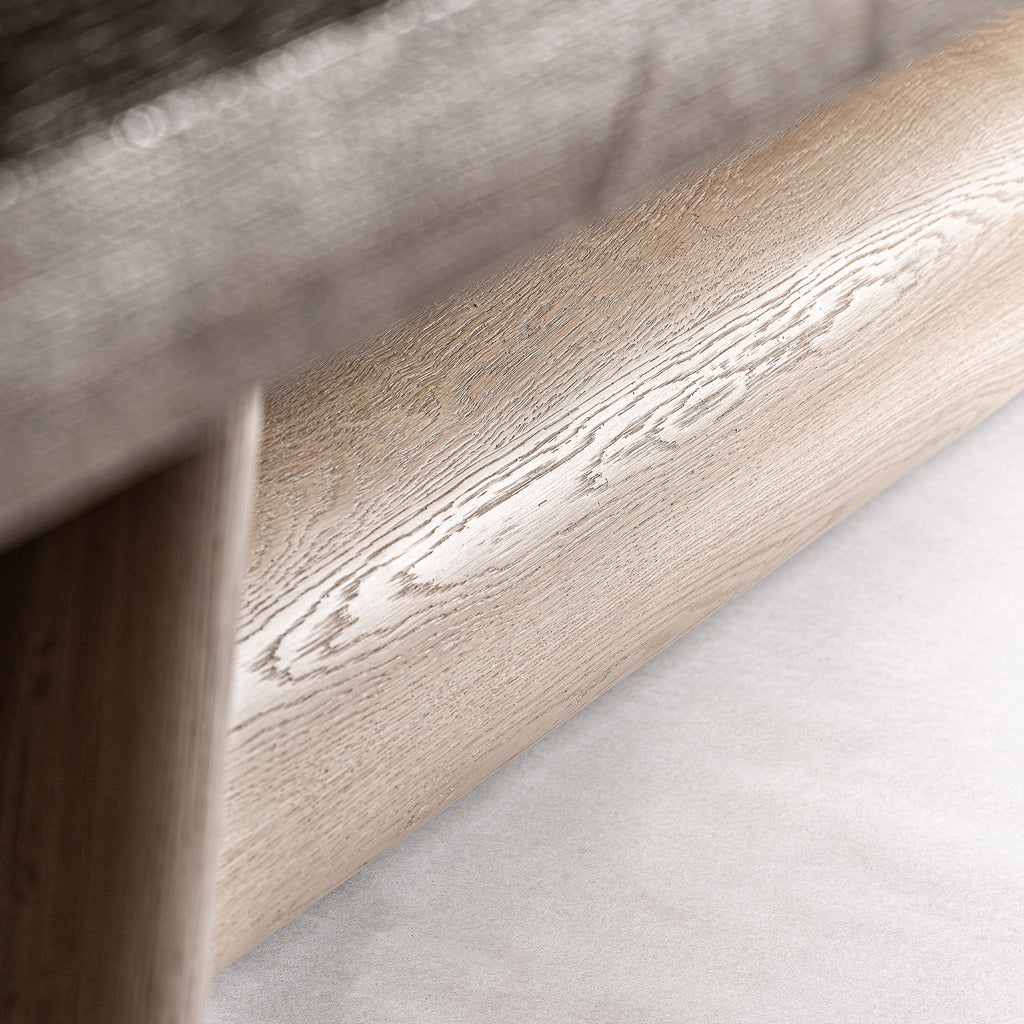 6M OAK WOOD DINING TABLE