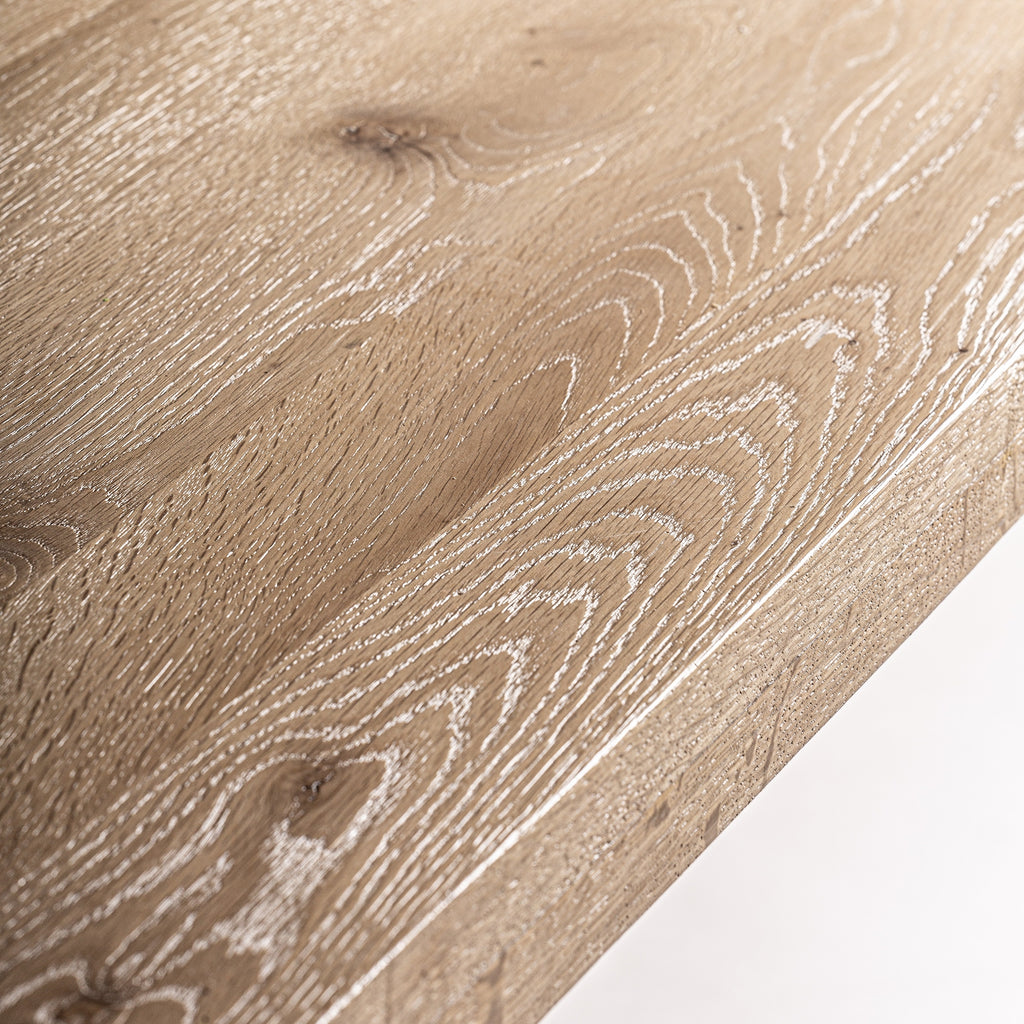 6M OAK WOOD DINING TABLE