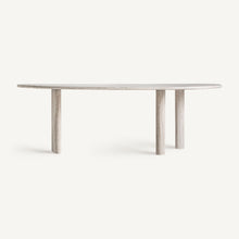 Charger l'image dans la galerie, Travertine dining table