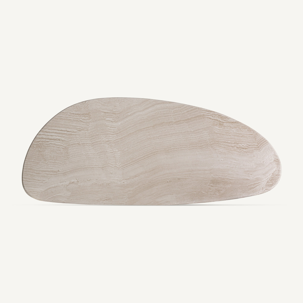 Travertine dining table