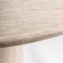 Load image into Gallery viewer, Travertine Marble Round Dining Table