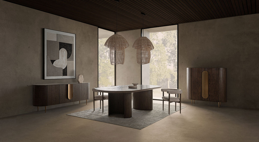 Oak Wood Dining Table