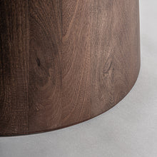 Cargar imagen en el visor de la galería, Travertine/Mango Round Table
