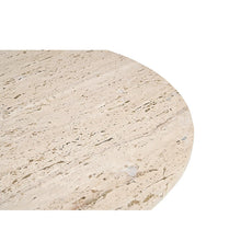 Laden Sie das Bild in den Galerie-Viewer, Mango wood with travertine marble table
