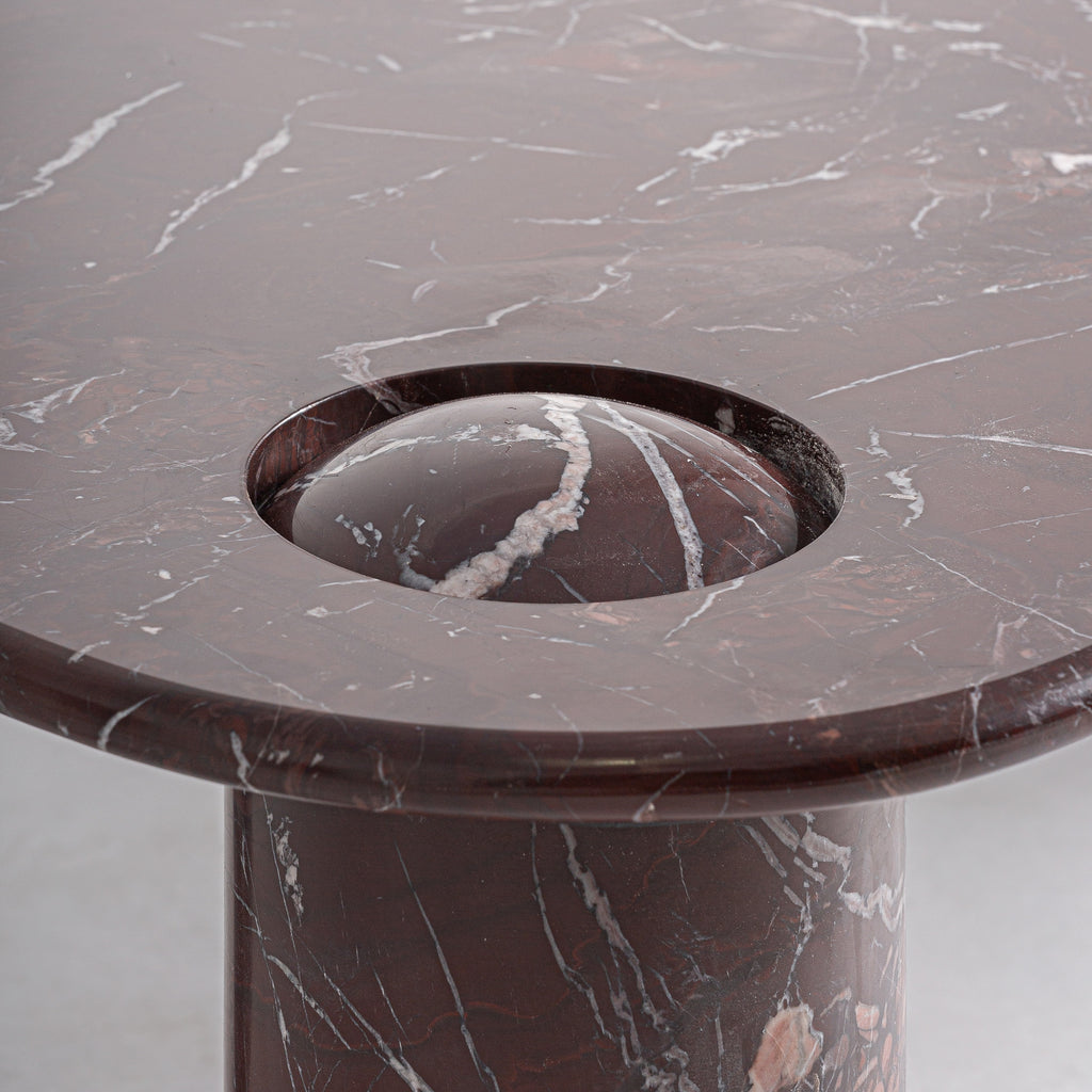 Rosso Levanto Marble Coffee Table