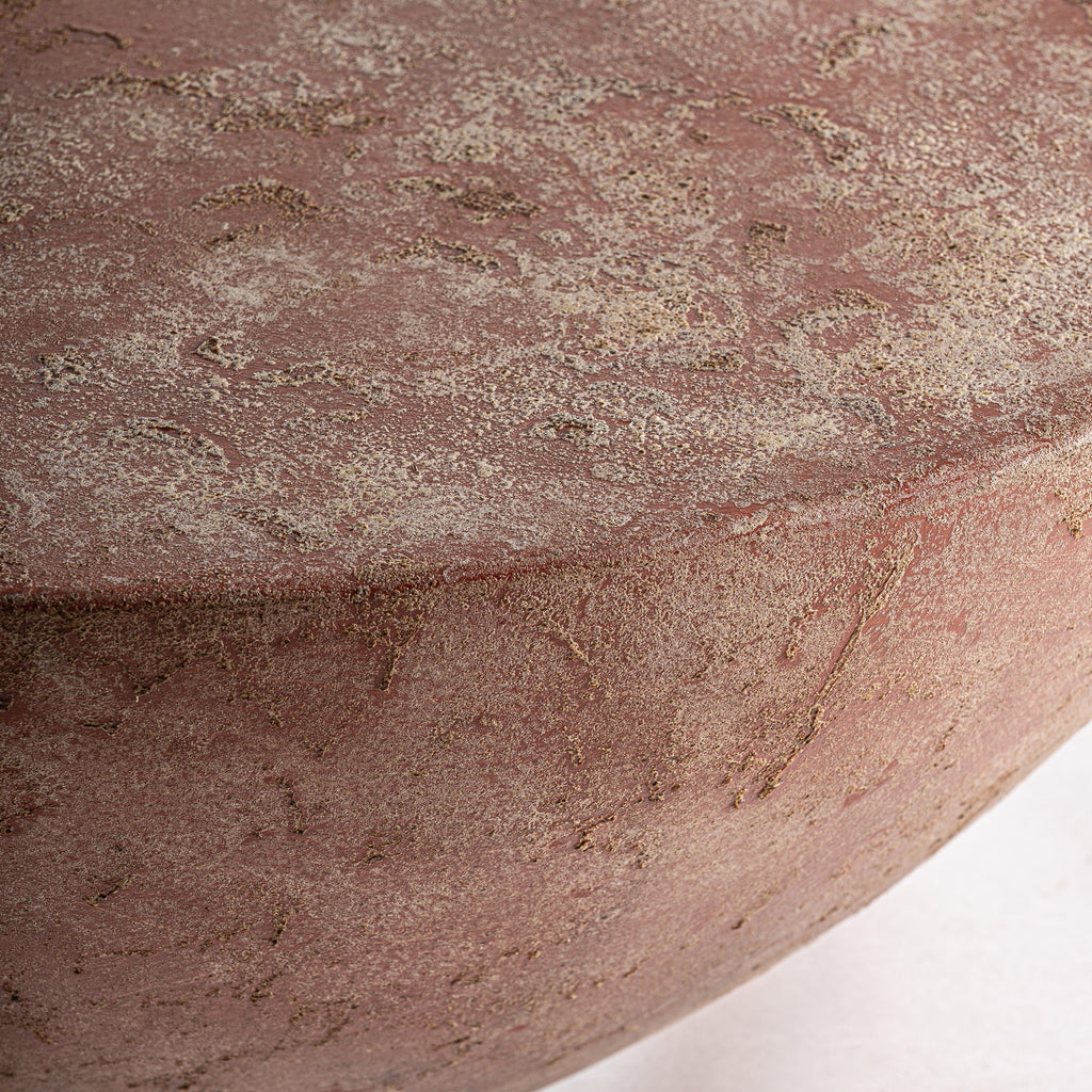 Terracotta cement coffee table