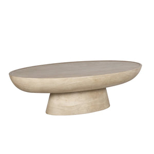 Oval coffee table