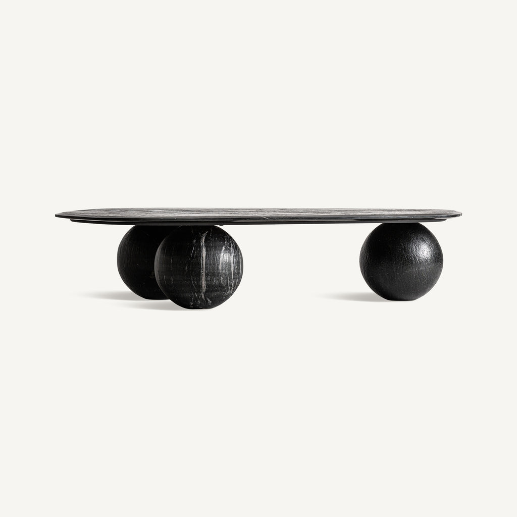 Marble organic coffee table