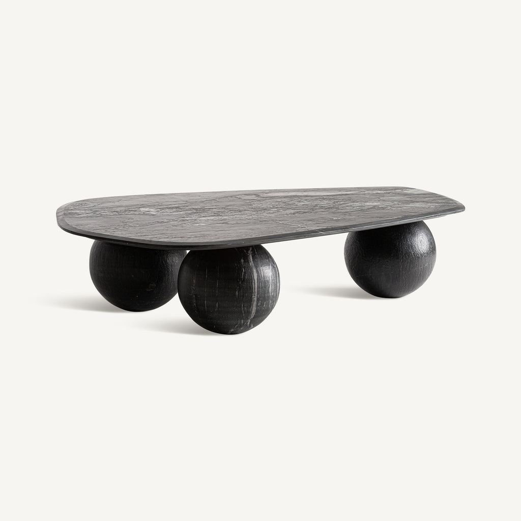Marble organic coffee table