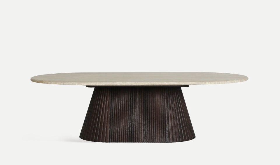 Marble Oval Coffee Table