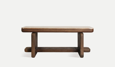 Travertine/Mango Wood Coffee Table