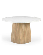 Load image into Gallery viewer, Wood/Marble Dining Table