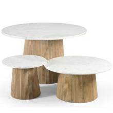Load image into Gallery viewer, Wood/Marble Dining Table