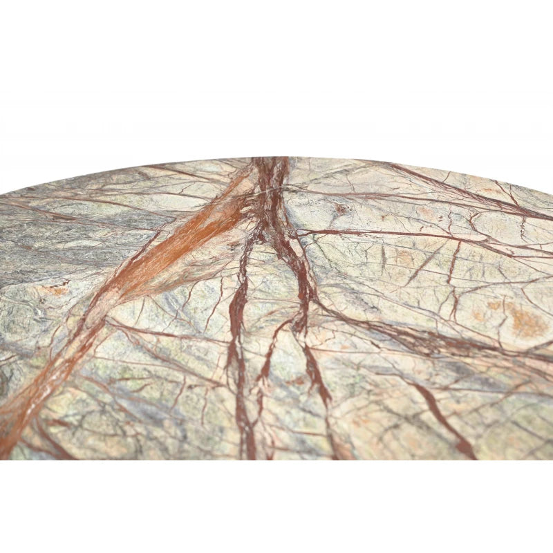 Marble/Mango Wood Dining Table