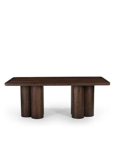 Dark Mango Wood Dining Table