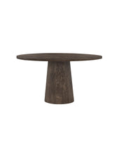 Load image into Gallery viewer, Round oak dining table