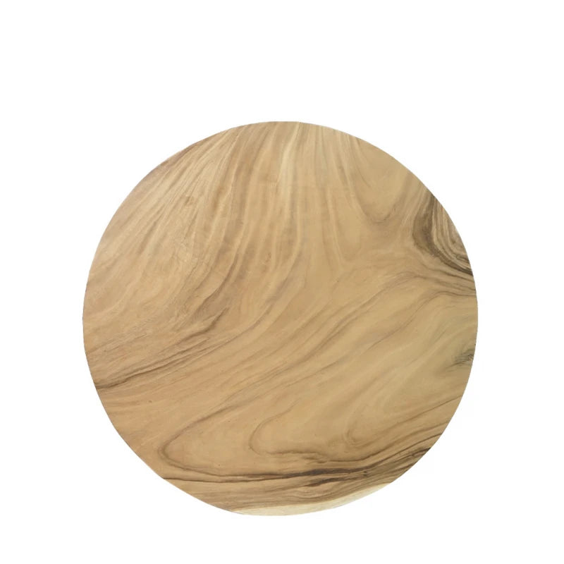 Suar Untreated Round Dining Table