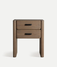Load image into Gallery viewer, ASH WOOD BEDSIDE TABLE