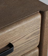 Load image into Gallery viewer, ASH WOOD BEDSIDE TABLE