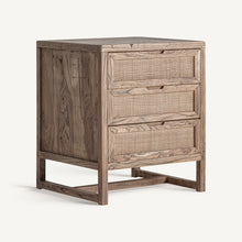 Load image into Gallery viewer, Elm wood bed side table
