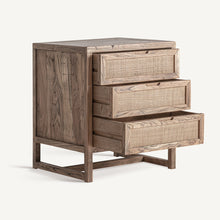 Load image into Gallery viewer, Elm wood bed side table