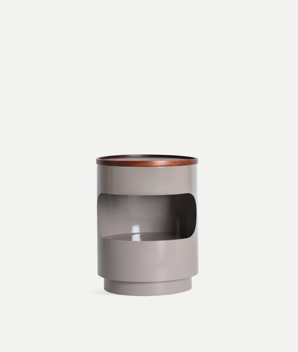 Noa Brown Wood Bedside Table