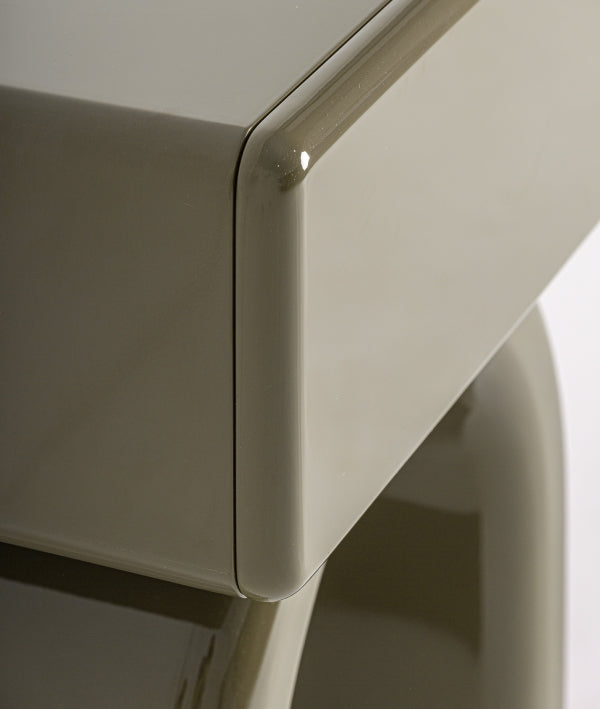 Stage Green Wood Bedside Table
