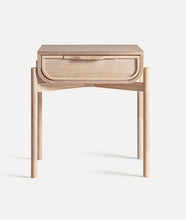 Load image into Gallery viewer, ASH WOOD BEDSIDE TABLE