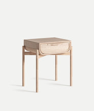 Load image into Gallery viewer, ASH WOOD BEDSIDE TABLE