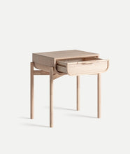Load image into Gallery viewer, ASH WOOD BEDSIDE TABLE