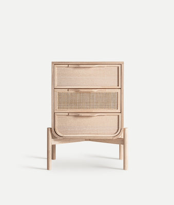 ASH WOOD BEDSIDE TABLE