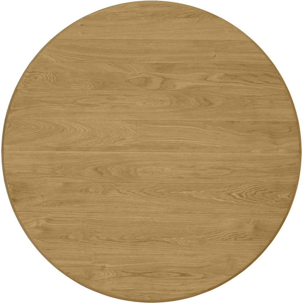 Round Dining Table Solid Oak
