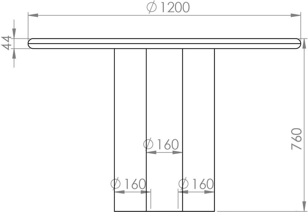 Round Dining Table Solid Oak