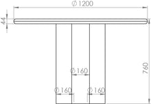 Load image into Gallery viewer, Round Dining Table Solid Oak